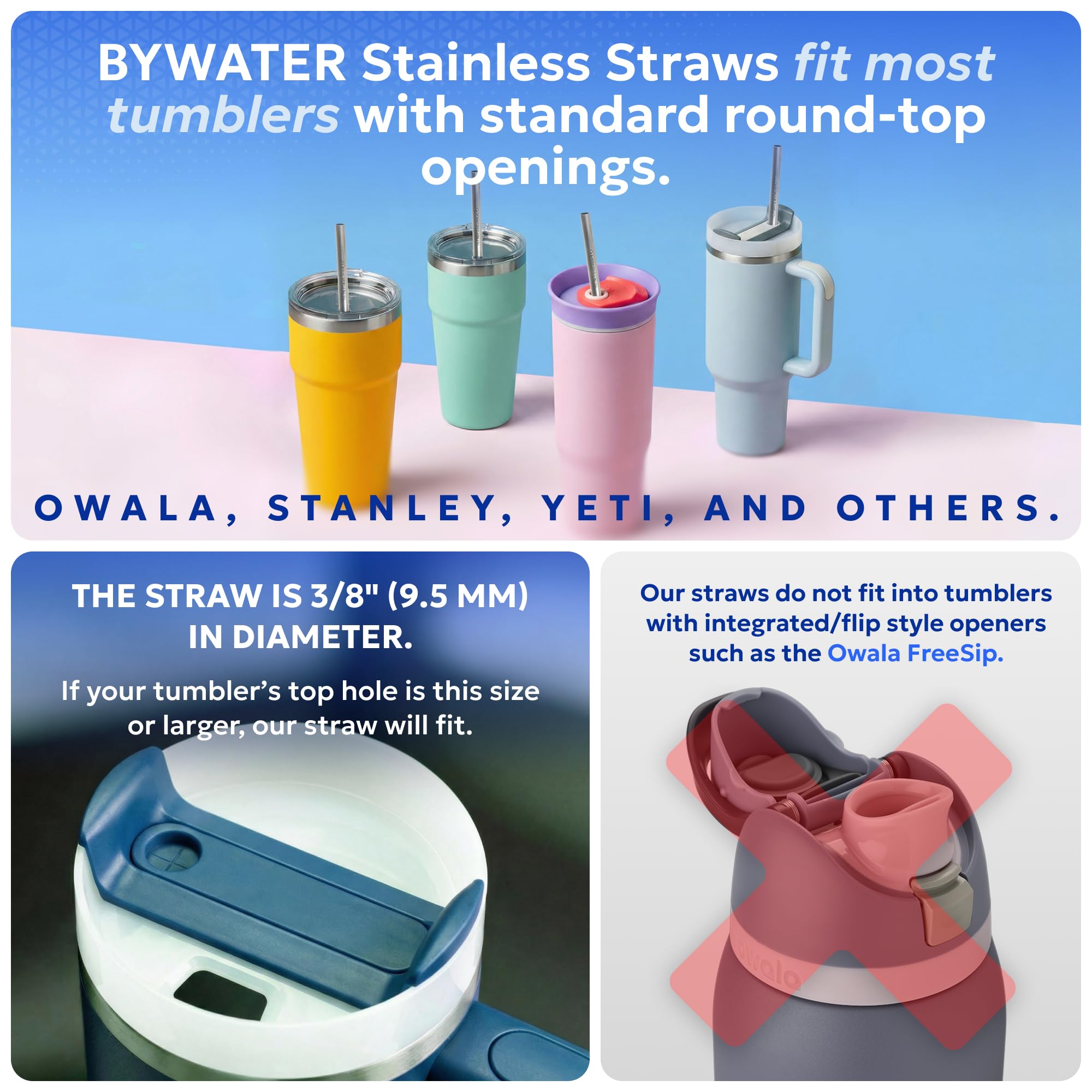 Dishwasher-safe Bywater Stainless straw simplifies cleaning after meals