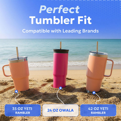 No-lead, BPA-free Bywater Stainless straw for safe sipping across beverages