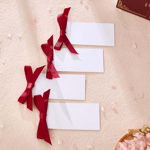 BZQCRT table-setting name cards 1.77 x 3.74 inches with ribbon