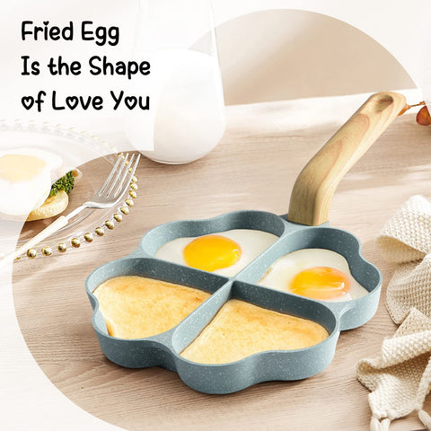 4-cup Caannasweis omelette pan with egg portion inside