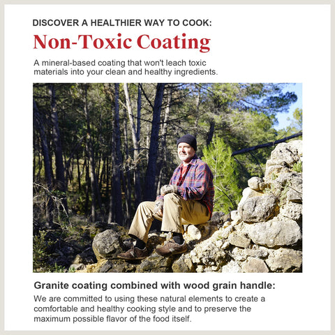 Caannasweis even-heating granite coating delivers even browning.