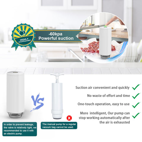 CABIBOX 60kPa suction in action for rapid vacuum sealing.
