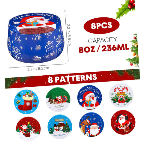 Cabilock tins with lids keep cookies fresh and secure during transport.