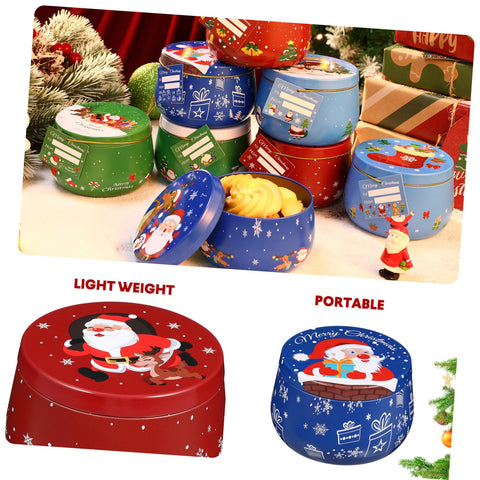 Cabilock festive storage jars suitable for candy, spices, or tea.
