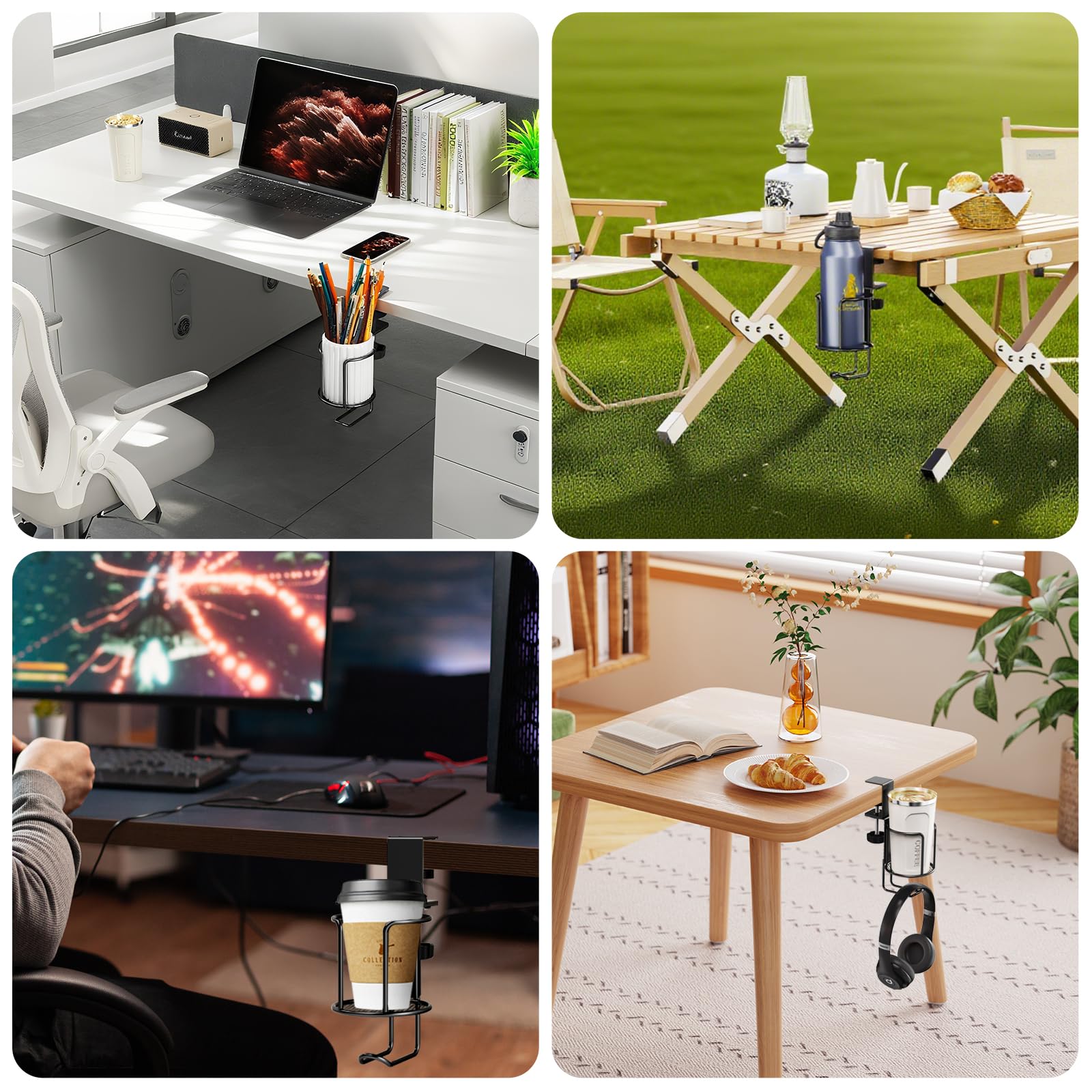 CABTE space-saving desk accessory helps reduce clutter.