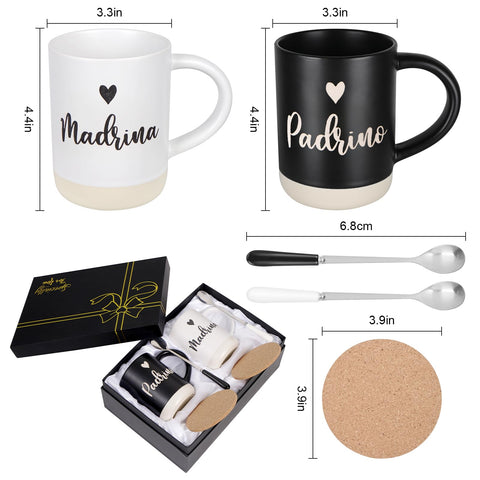 Cabtnca 16-ounce mugs provide ample capacity for hot or cold drinks.