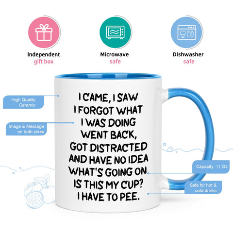 Cabtnca mug is dishwasher and microwave safe for easy care.