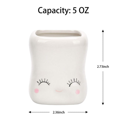 Cabtnca marshmallow mug 5oz capacity: sturdy ceramic mugs that feel substantial in hand