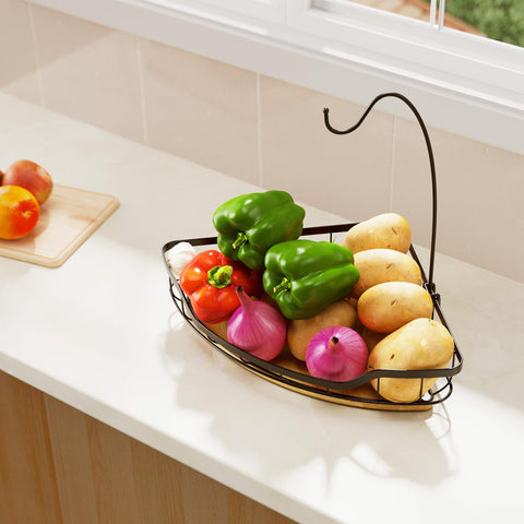 CACHOLIV bamboo base adds natural style and stable support for produce