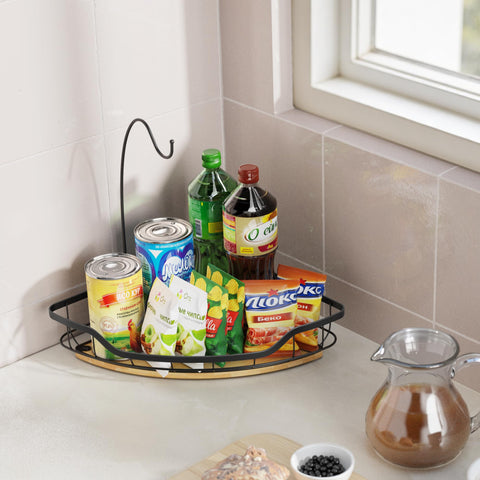 CACHOLIV on the kitchen counter saves space while displaying fresh produce