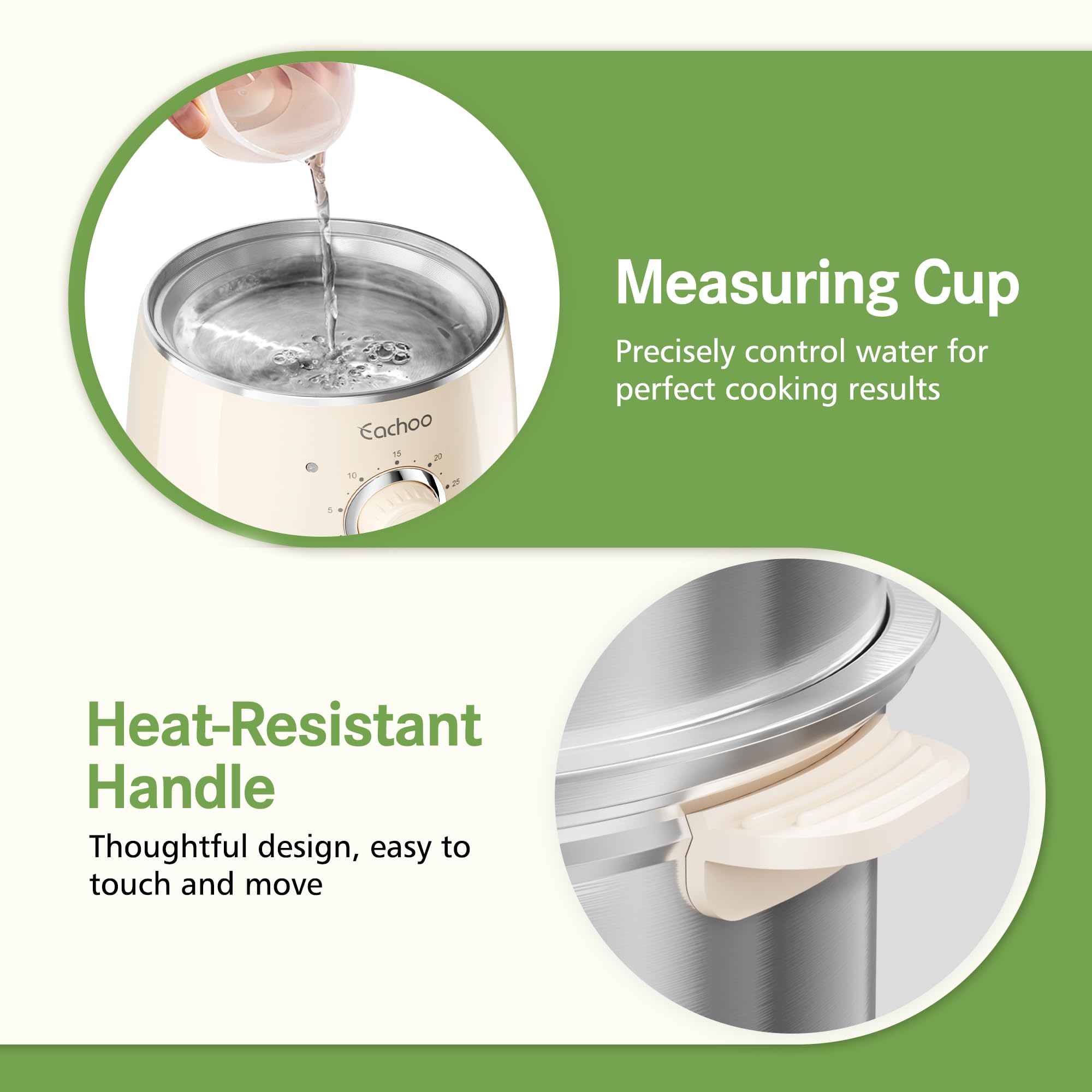 CACHOO boil-dry protection for safe, hands-off operation