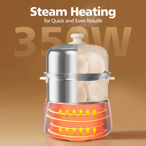 CACHOO stainless steel body ensures quick, even heating