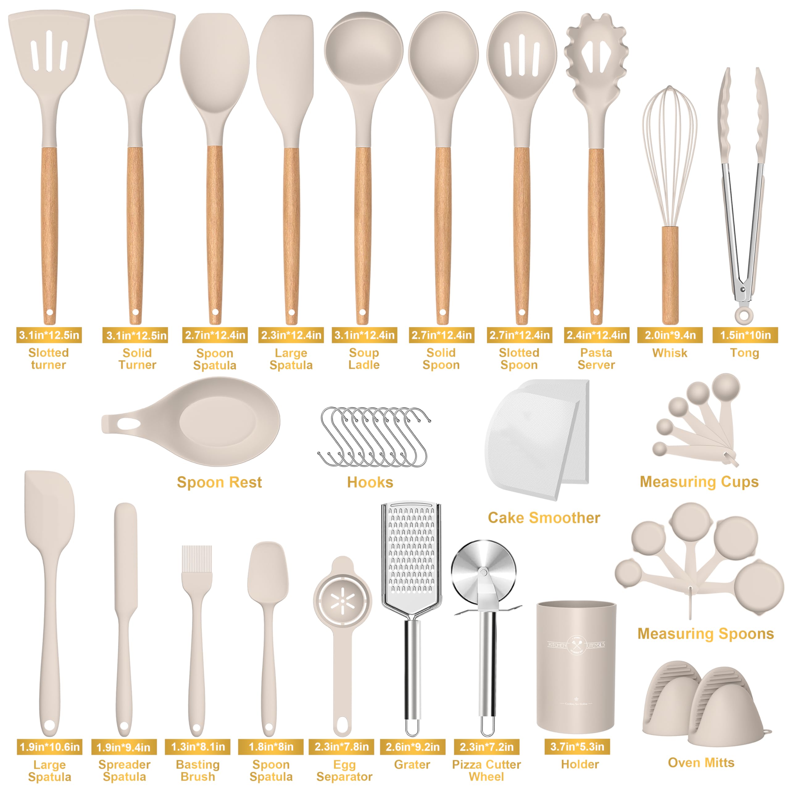 CACOLES silicone soup ladle for smooth serving of soups and sauces