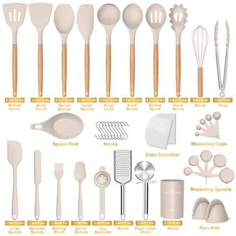CACOLES silicone soup ladle for smooth serving of soups and sauces