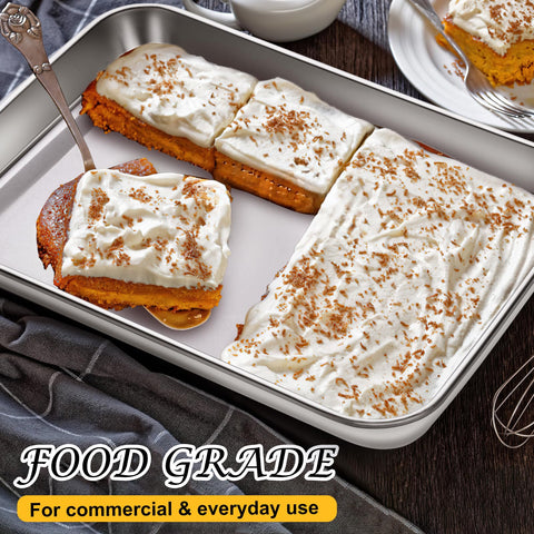 CACOLES toaster oven friendly cookie sheet pan for quick, even baking.