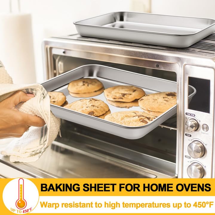 CACOLES versatile baking sheets suitable for cookies, brownies, and more.