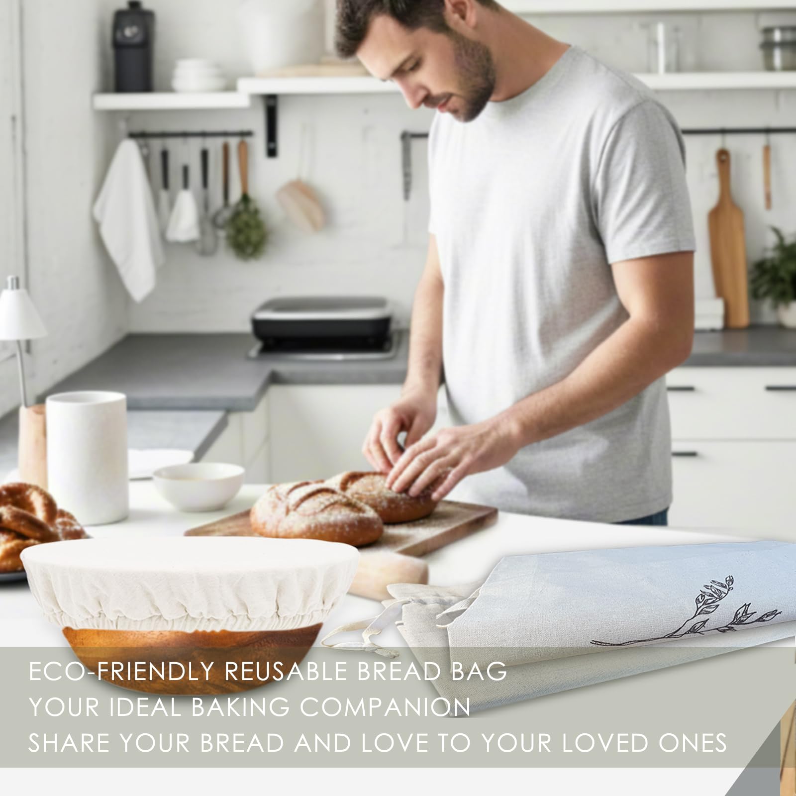 Cacolor bread storage bags organize snacks and produce neatly