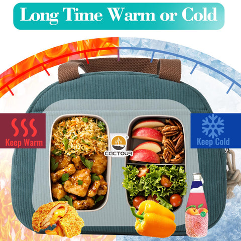 CaCTOUR insulated liner helps keep snacks fresh and at the right temperature.