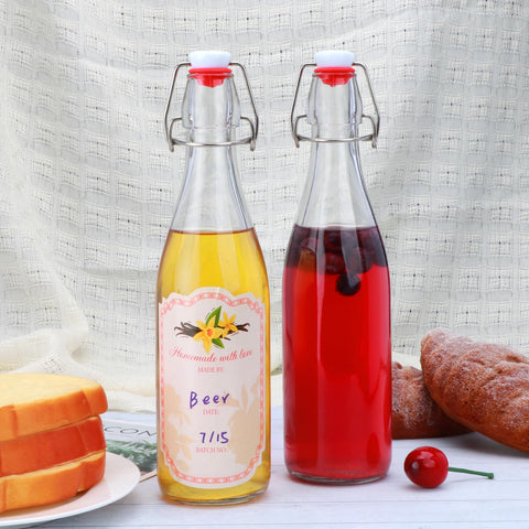 Cadamada 6-pack with labels and pourers for organized batches.