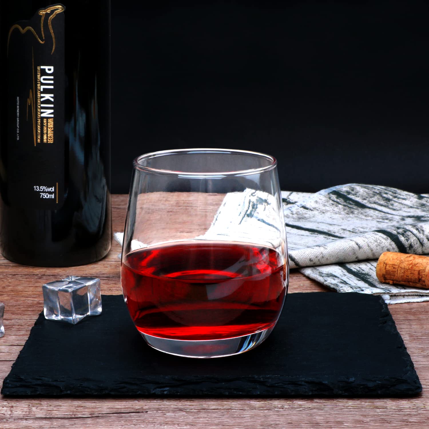 Cadamada gift-pack stemless wine glasses ideal for celebrations.