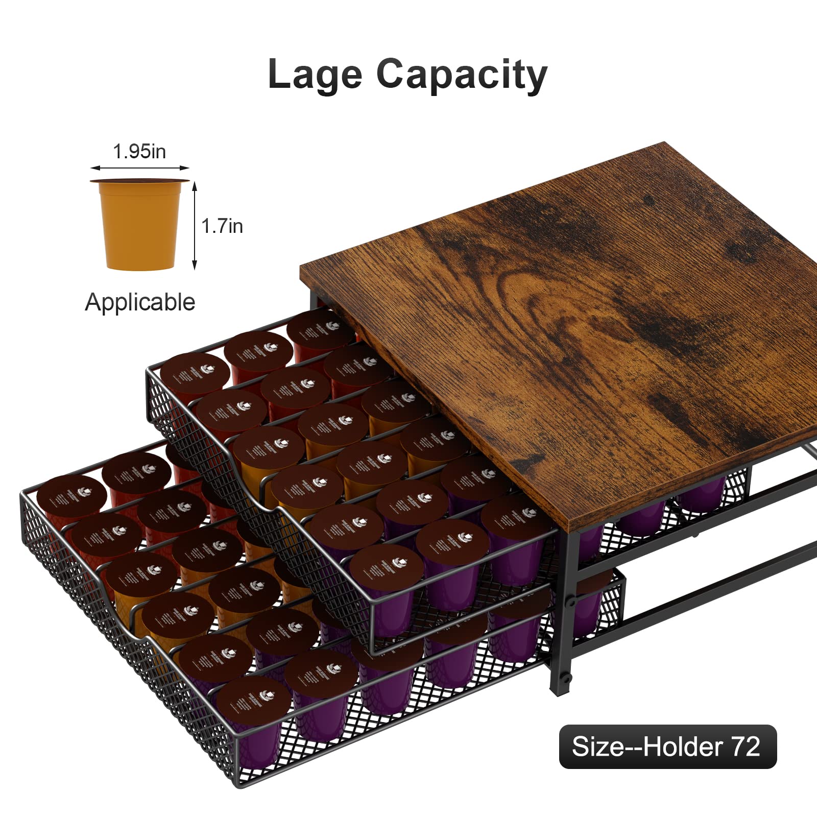 CADUKE industrial brown and black finish matches modern kitchens