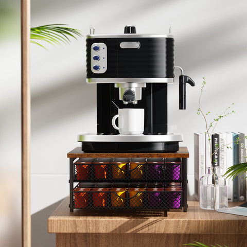 CADUKE sliding baskets with stopper for smooth operation and spill protection