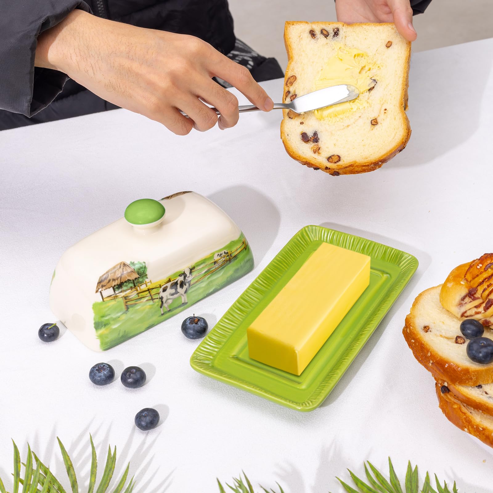 CADVJXZ kitchen decor butter container ideal for everyday use and gifting