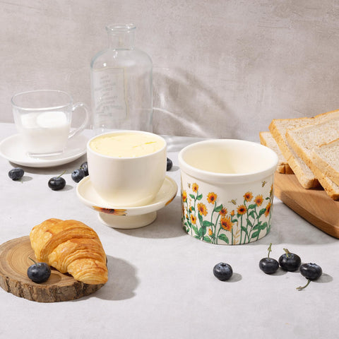 CADVJXZ dishwasher-safe butter crock for simple maintenance