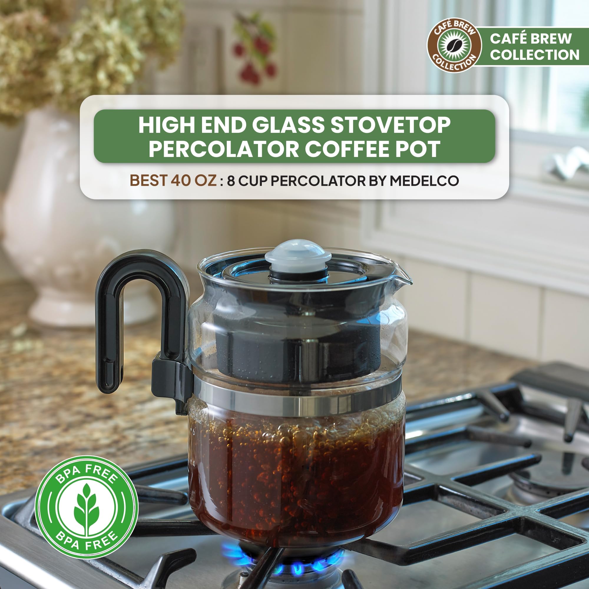 CAFÉ BREW Collection borosilicate glass from Schott DURAN for durability