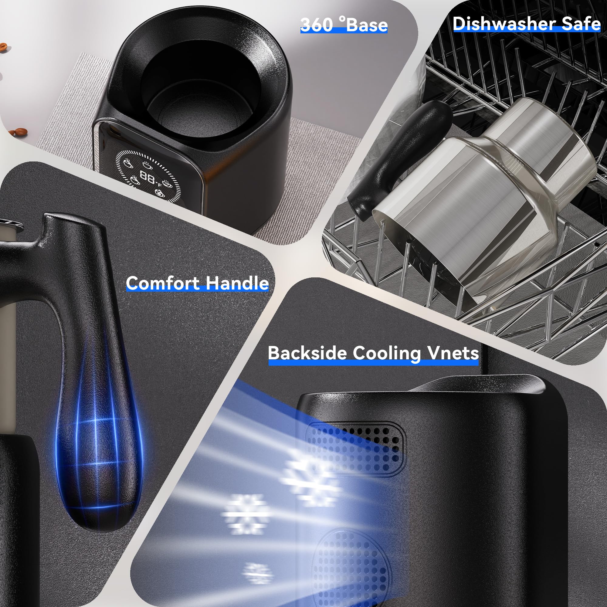 CafeGrace safety induction heating with standby mode for safer operation.