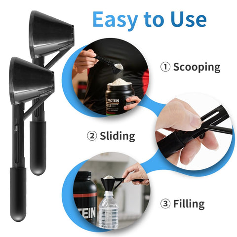 CAFEMASY milk powder and supplement scoop for precise pours.