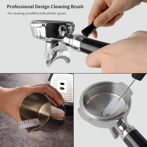 CAFEMASY steam wand brush cleans espresso wands with precise bristles.