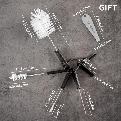 CAFEMASY steam wand and milk frother cleaner for precise maintenance.
