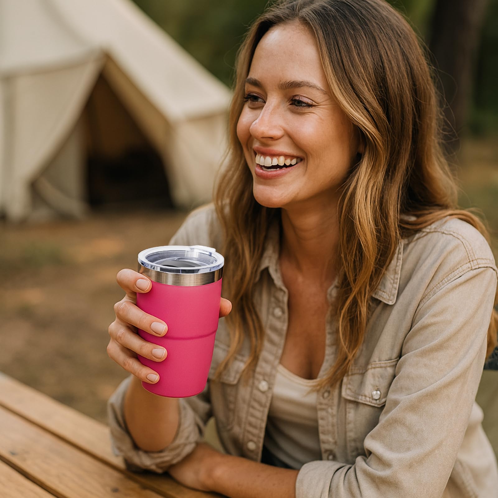 Cafezi navy 2-pack emphasizes convenient on-the-go use in a stylish color.