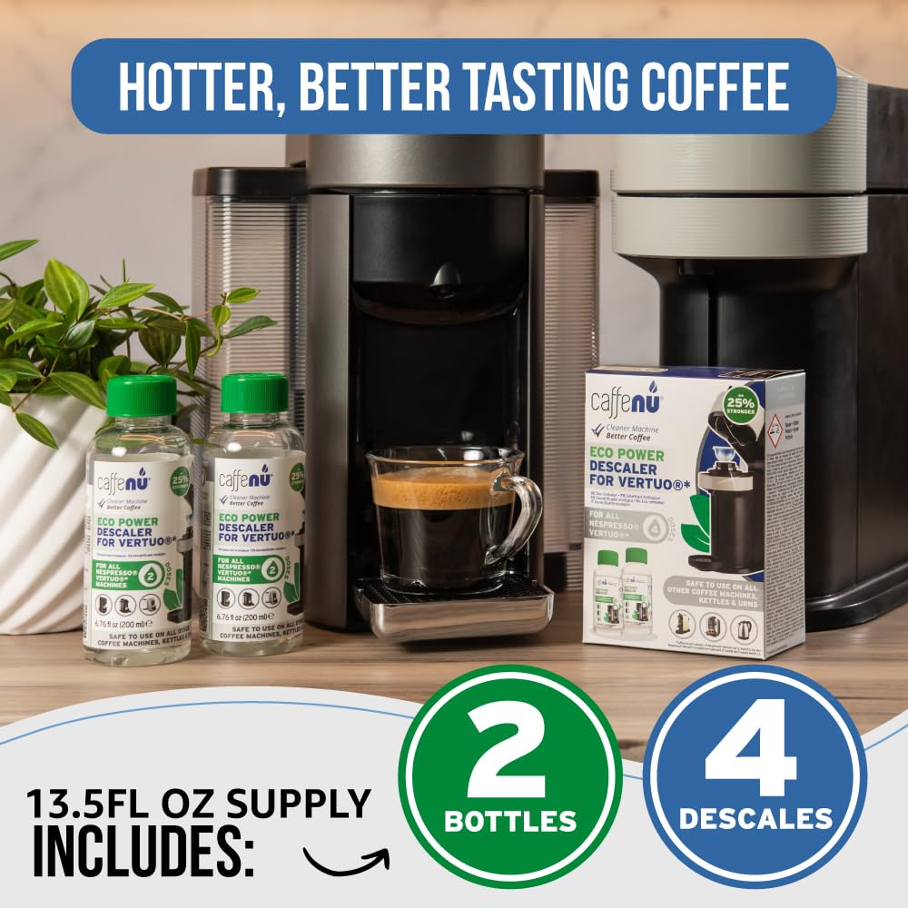 Caffenu descaler usage instructions help you descale on schedule.