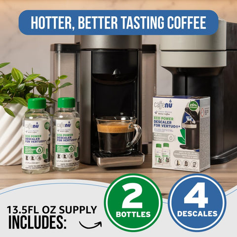 Caffenu descaler usage instructions help you descale on schedule.