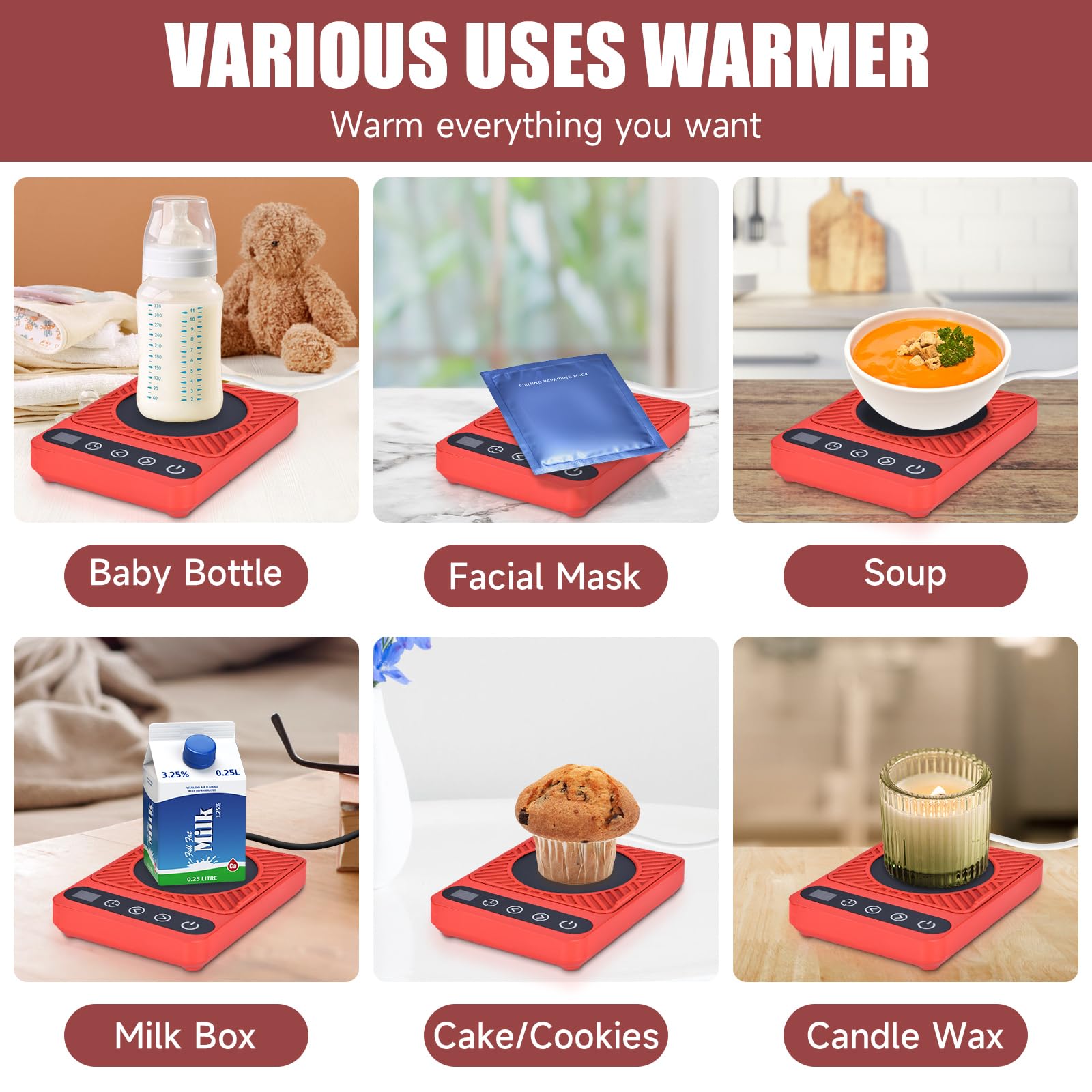 Cafzed Mug Warmer auto shut-off for safety and peace of mind.
