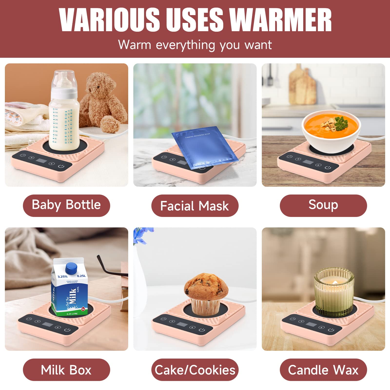 Cafzed Mug Warmer delay timer ensures a hot cup ready when you arrive.