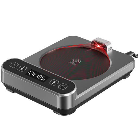 Cafzed mug warmer with smart infrared sensor activates heat automatically when a mug is placed