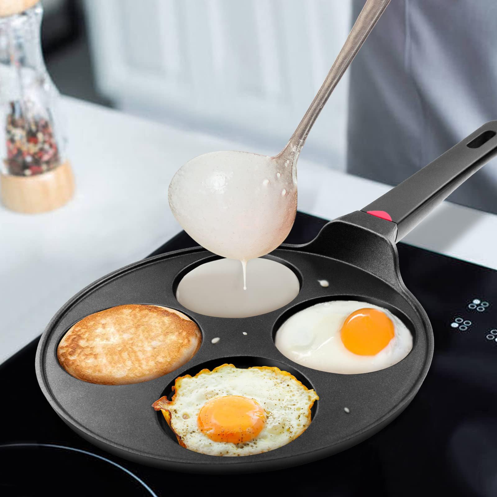 CAINFY image highlights dishwasher-safe and oven-safe design for convenient care.