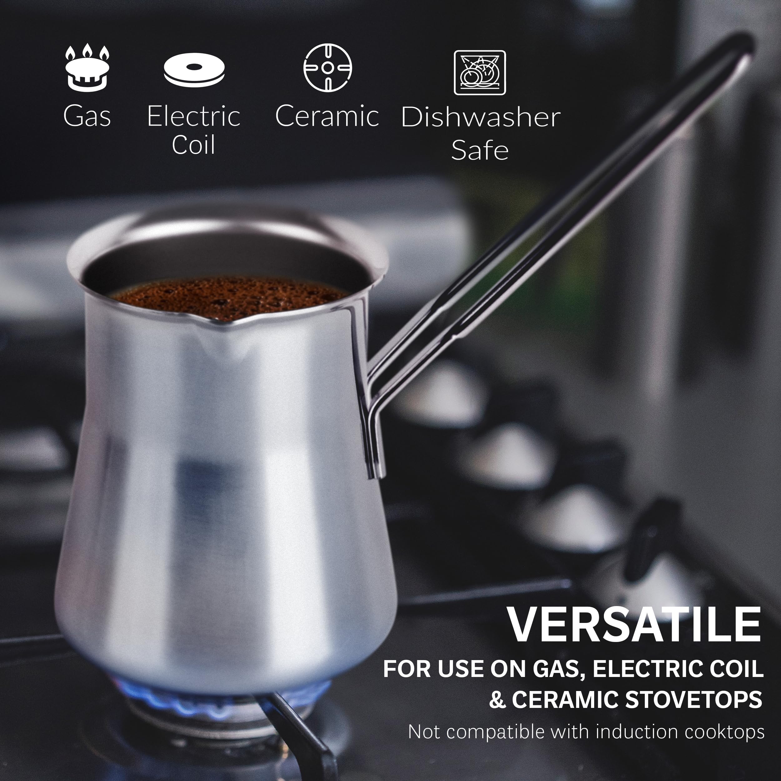 Caizen coffee pot decorative design doubles as a stylish display piece