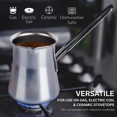 Caizen coffee pot decorative design doubles as a stylish display piece