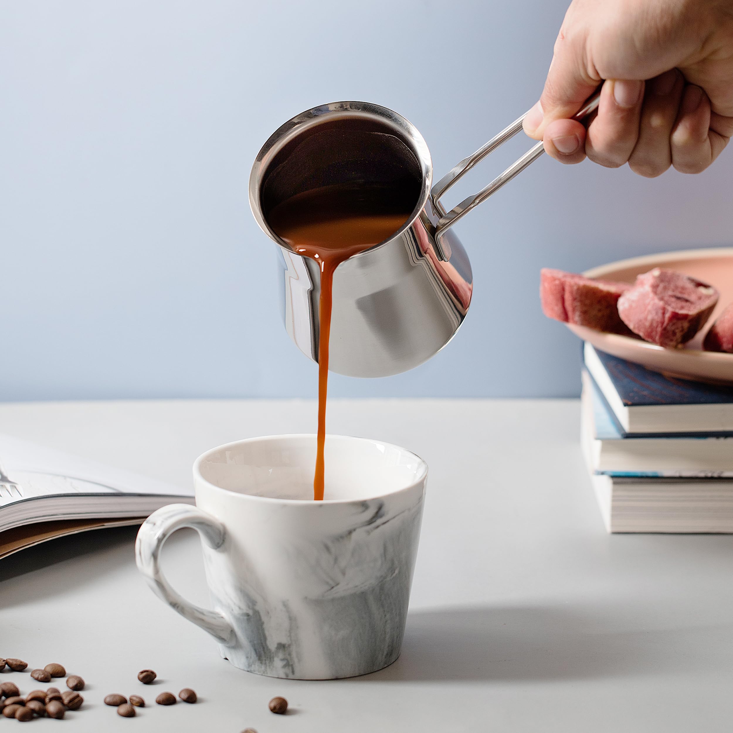 Caizen briki is multipurpose, great for frothing milk and warming beverages