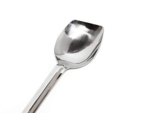 Cajun Classic HVY Roux Spoon 7032 in stainless steel for stirring large pots; durable and dishwasher safe.