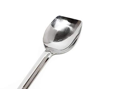 Cajun Classic HVY Roux Spoon 7032 in stainless steel for stirring large pots; durable and dishwasher safe.