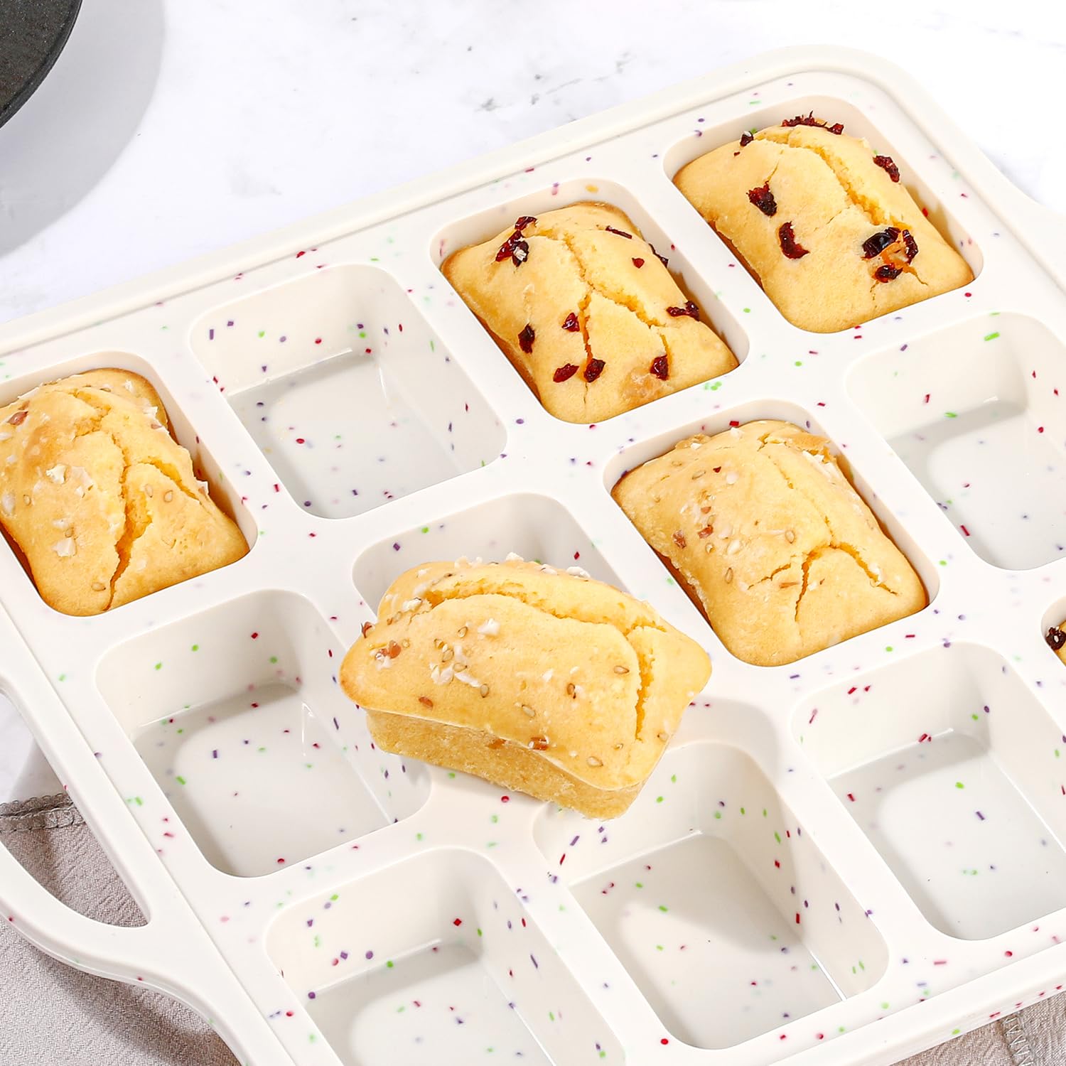 CAKETIME compact mini loaf pans stored in a drawer