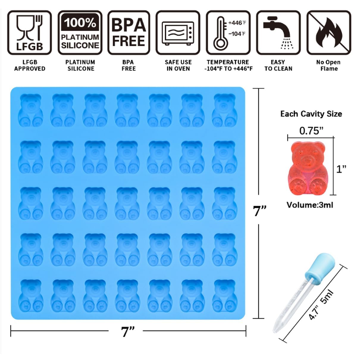 CAKETIME pinch-test approved mold ensures safe, high-quality silicone.