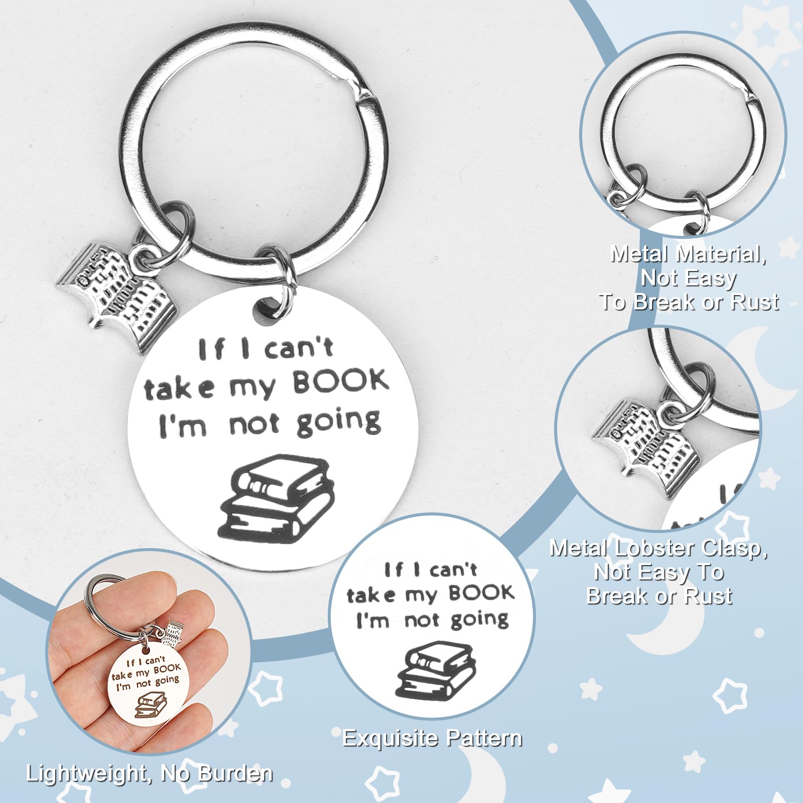 CAKKA Key Chain reflecting thoughtful gift for book lovers and everyday use