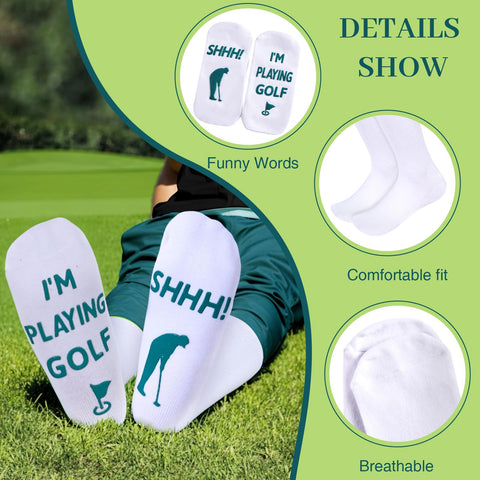 CAKKA golf socks with playful print for all-day comfort during rounds