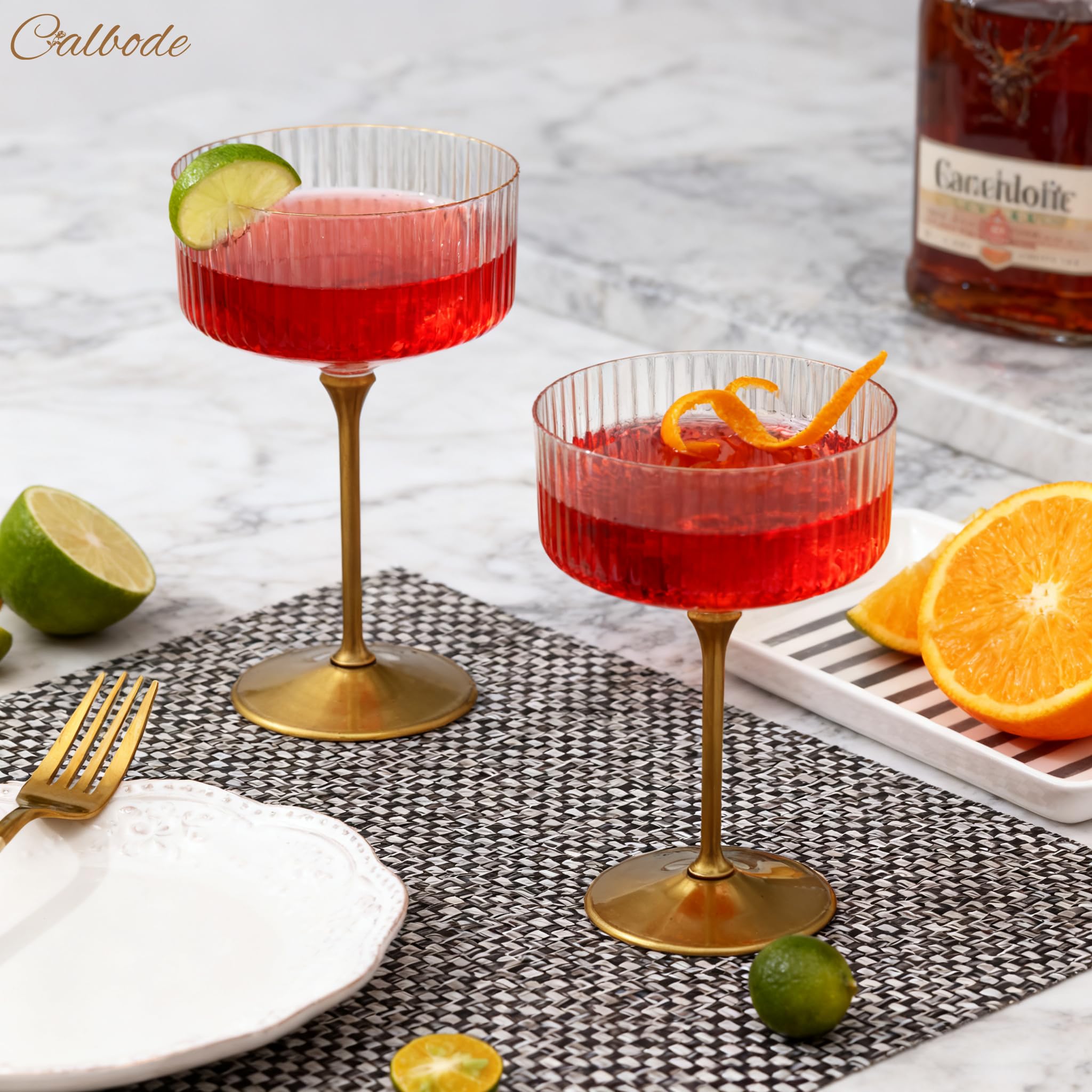 CALBODE detachable-stem glass design simplifies packing for picnics and travel